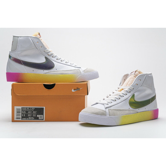 PK God Nike Blazer Mid '77 Vintage White Bright Cactus