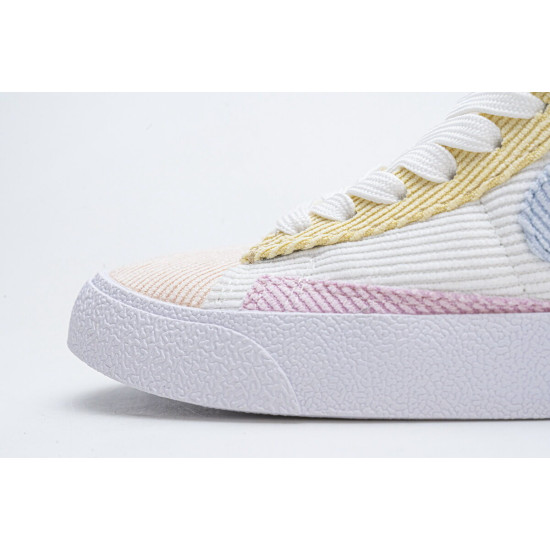 PK God  Nike Blazer Mid 77 VNTG White Pink Yellow