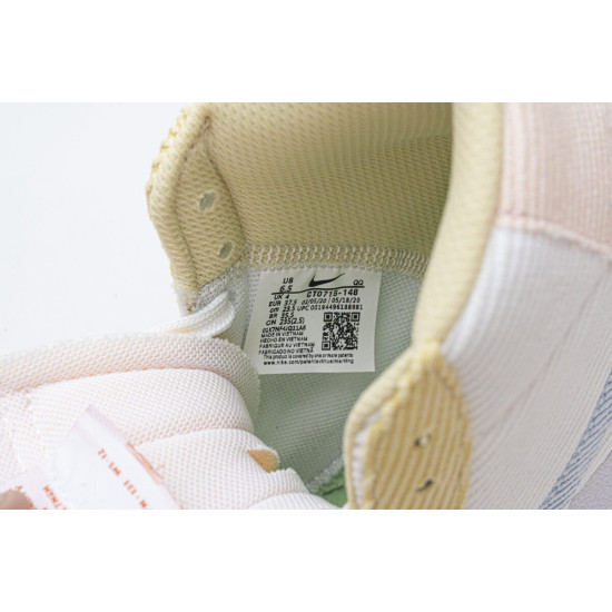 PK God  Nike Blazer Mid 77 VNTG White Pink Yellow