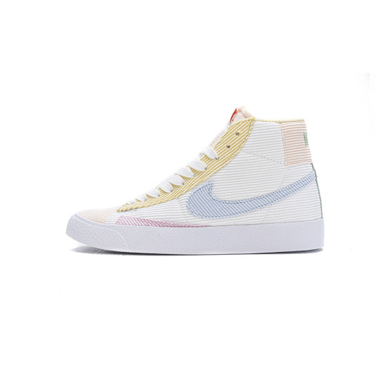 PK God  Nike Blazer Mid 77 VNTG White Pink Yellow