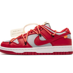 Yeezysale Nike Dunk Low OFF-White University Red