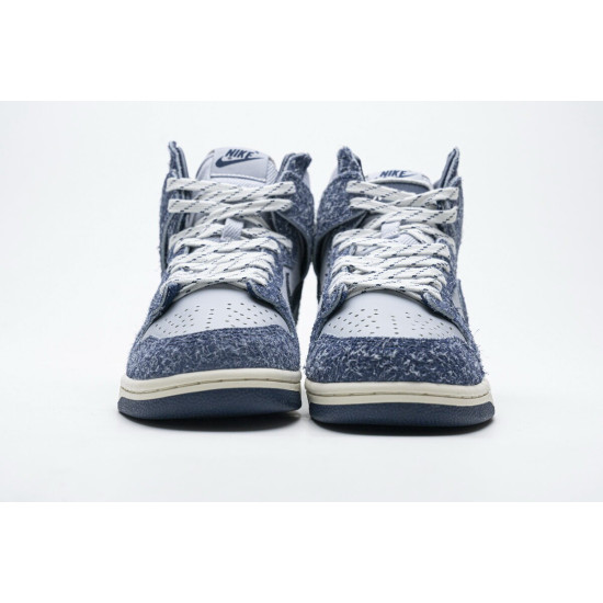 PK God Nike SB Dunk High Pro Denim Sapphire Blue