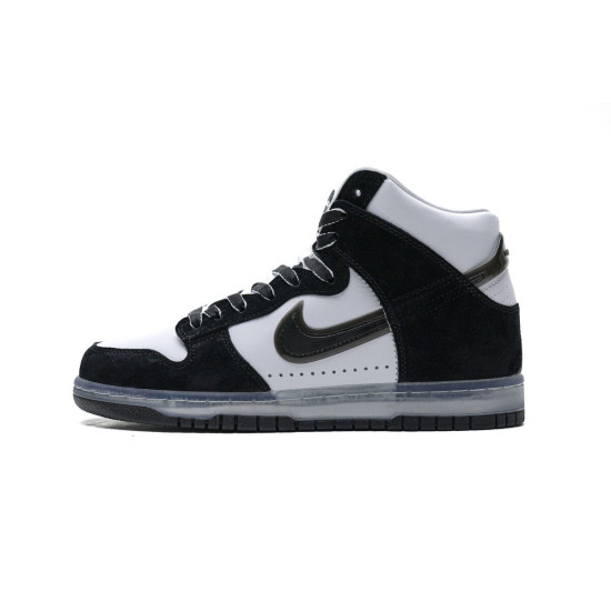 PK God Nike SB Dunk High Slam Jam White Black