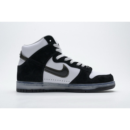 PK God Nike SB Dunk High Slam Jam White Black