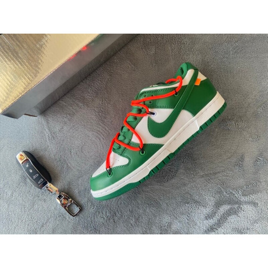 PK God Nike SB Dunk Low Off-White Pine Green