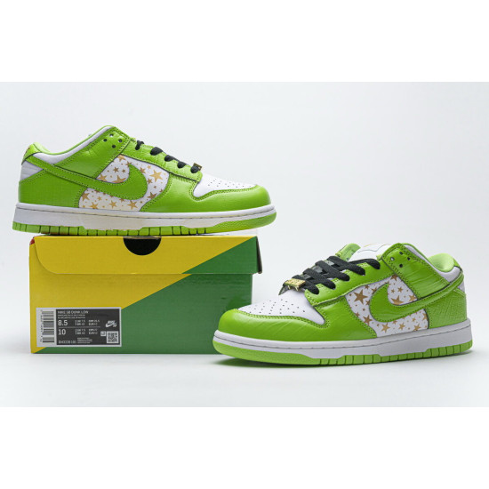 Yeezysale Nike SB Dunk Low Supreme Green Stars