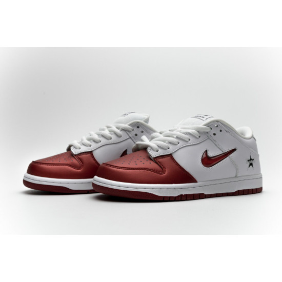 PK God Nike SB Dunk Low Supreme White Red