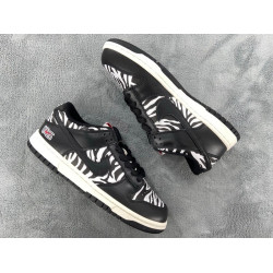 Yeezysale Quartersnacks x Nike SB Dunk Low Zebra