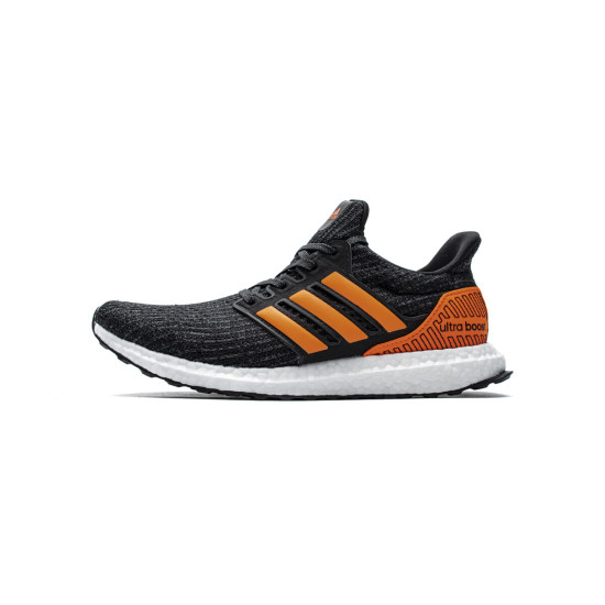 PK God  Ultra Boost 4.0 Core Black/Solar Orange