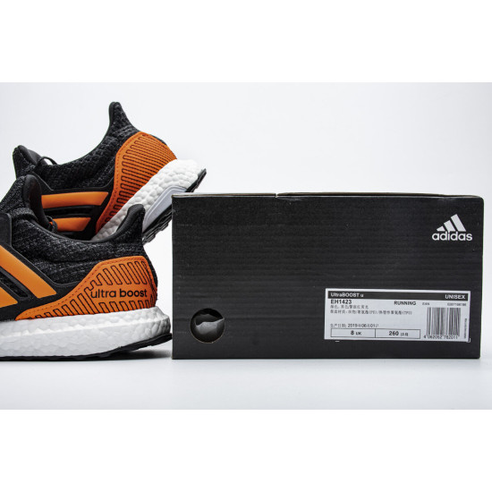 PK God  Ultra Boost 4.0 Core Black/Solar Orange