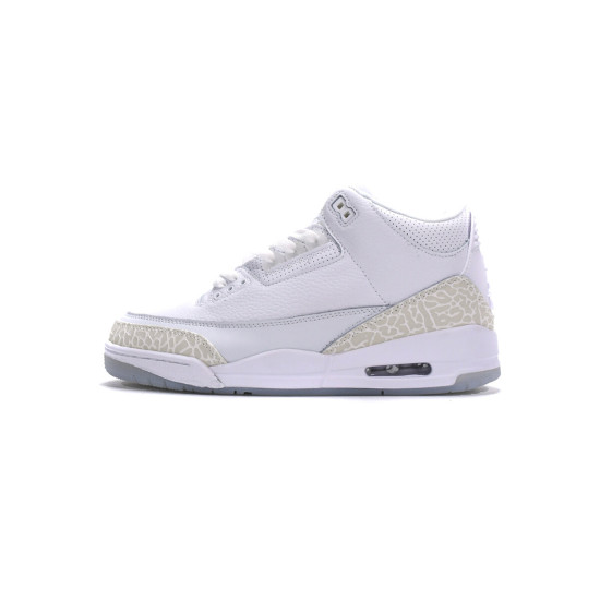 XP Factory Sneakers Jordan 3 Retro Pure White 2018136064-111